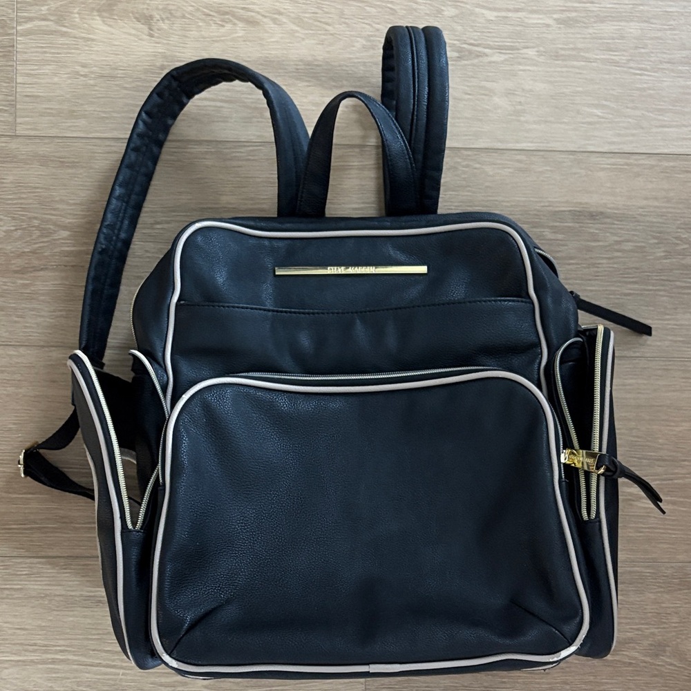 Steve Madden Black Diaper Bag